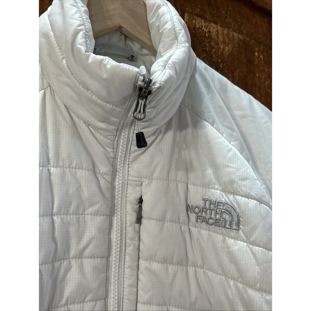 The North face Quilted Puffer Jacket Primaloft Full‎ Zip Women's Large STOW